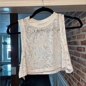 Lululemon Cropped White Tank